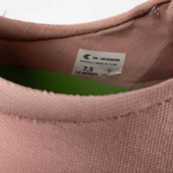 Cariuma OCA Low Canvas Shoes Womens Size 7.5 Cork Comfort Walking Sneakers Pink - Picture 8 of 9